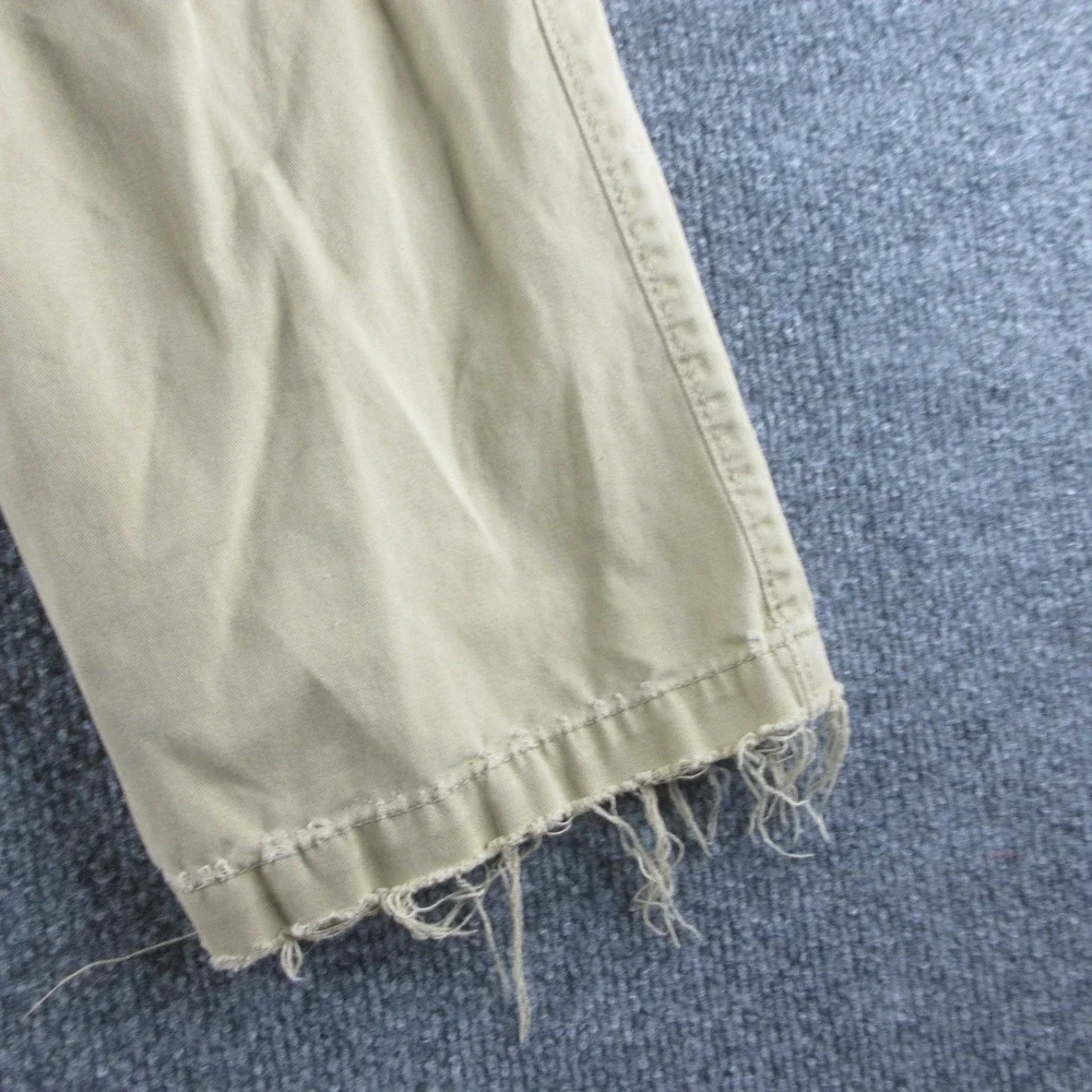 American Eagle Outfitters Pants Mens 36x32 Beige Relaxed Straight Distressed